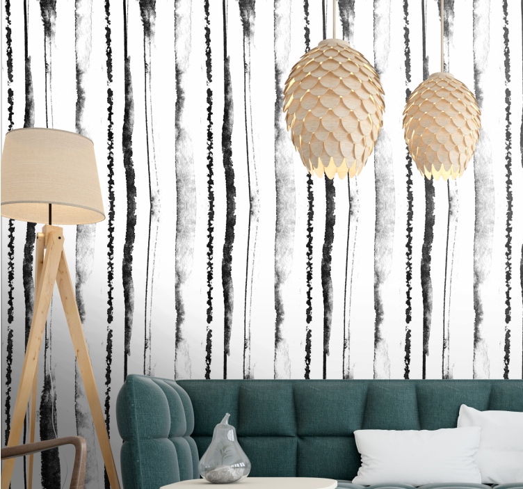 New modern style ink rebound Abstract Wallpaper - TenStickers