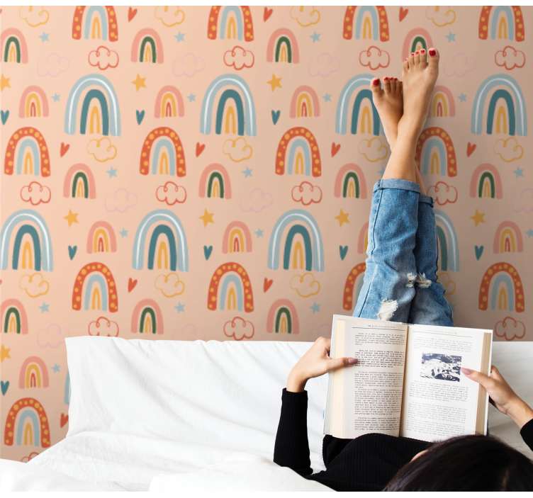 Rainbow Dreamscape teenager wallpaper - TenStickers