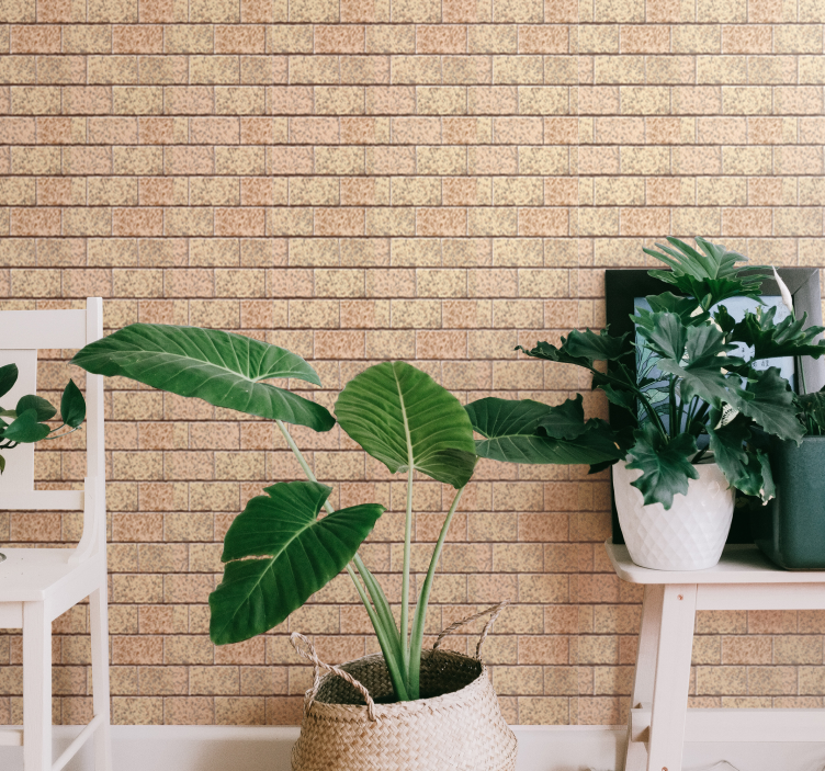 Sand Vision Brick Wallpaper - TenStickers