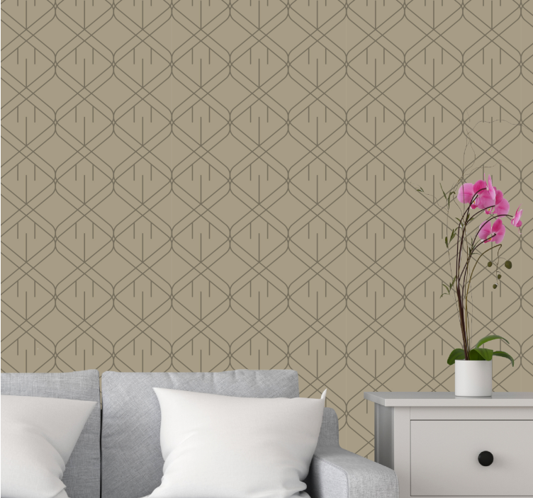 Shapes wallpaper with contemporary textured design - TenStickers