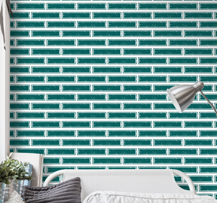 Simulated Masonry brick wallpaper - TenStickers