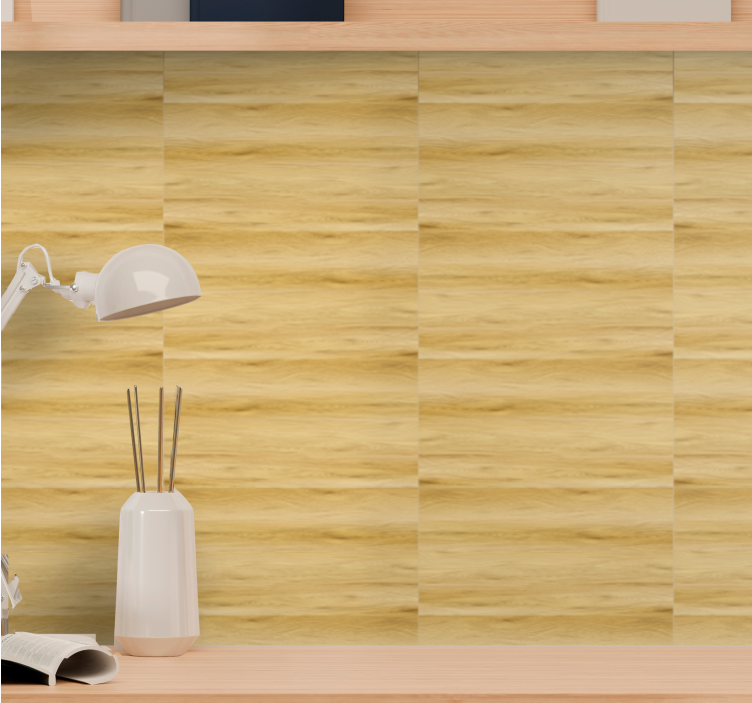 Sleek Woodgrain wood wallpaper - TenStickers