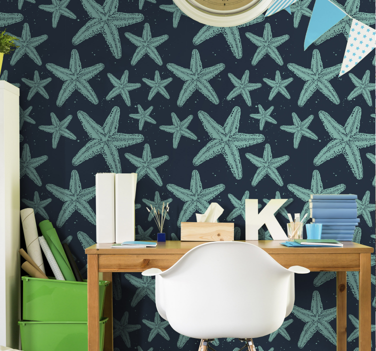 Starfish bluestones sea life wallpaper - TenStickers