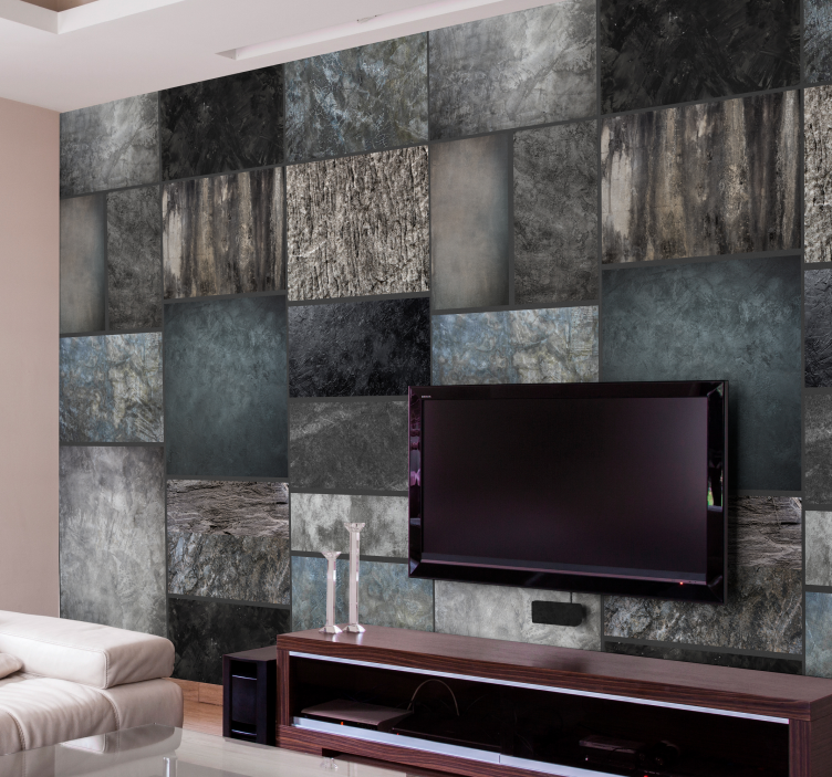 Stone Clouds Luxury Wallpaper - TenStickers