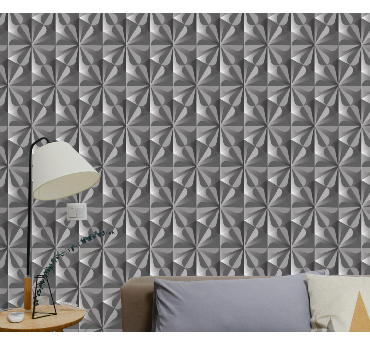 Stylish Patterned Motifs geometric wallpaper - TenStickers