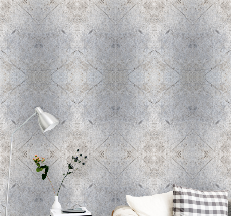 Symmetrical Textured texture pattern wallpaper - TenStickers