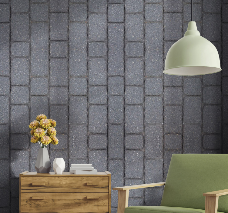 Textured Brickwork brick wallpaper - TenStickers