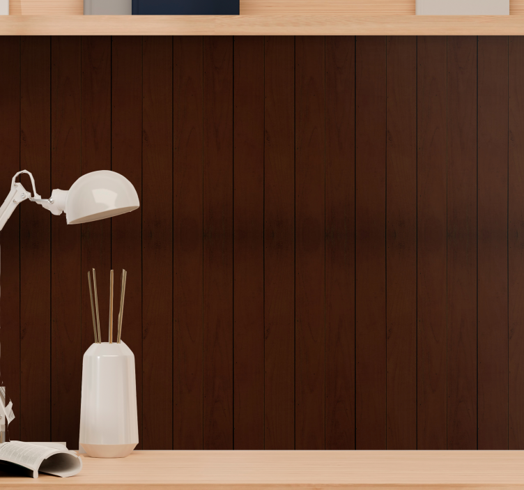 Timber Paneling wood wallpaper - TenStickers