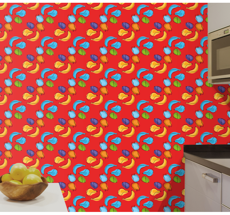 Tropical Toucans ornamental wallpaper - TenStickers