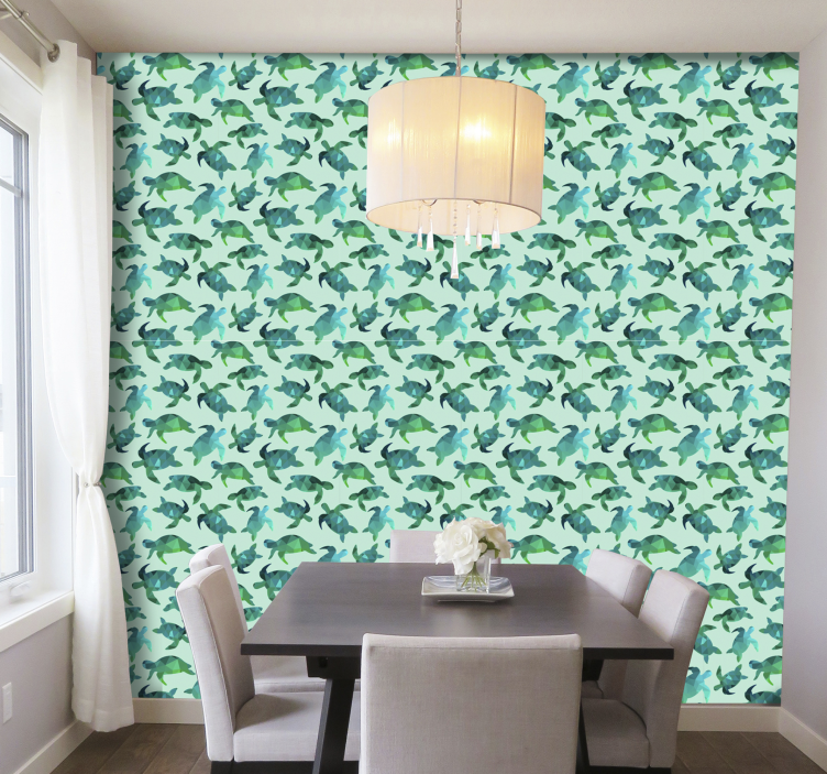 Turtles Bedroom Wallpaper - TenStickers