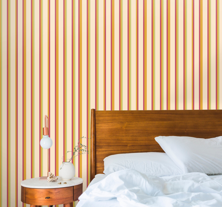 Soft Shades vertical line wallpaper - TenStickers