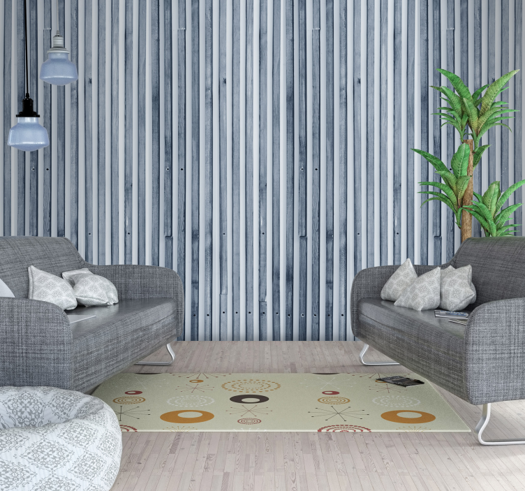 Vertical Wooden Planks wood wallpaper - TenStickers