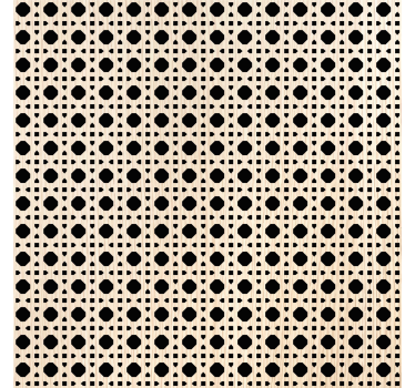 Living room wallpaper light brown caning design - TenStickers