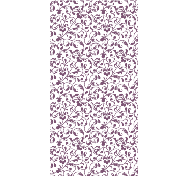 Living room wallpaper ornamentas leaf paisley - TenStickers