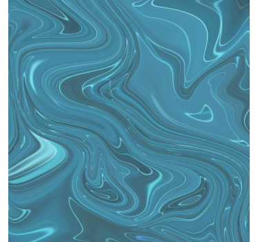Living room wallpaper in abstract grey and turquoise - TenStickers