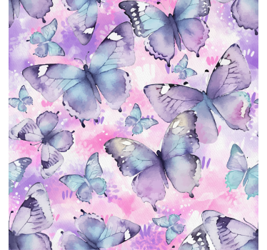 Kids wallpaper splash design - TenStickers
