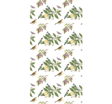 Kids wallpaper fruit thieves in nature - TenStickers