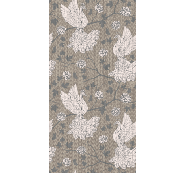 Kids wallpaper yute birds design - TenStickers