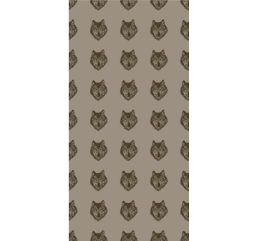 Kids wallpaper european wolf design - TenStickers