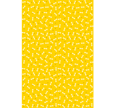 Kids wallpaper playful bone design - TenStickers