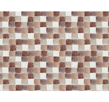 Living room wallpaper earth tone watercolor - TenStickers