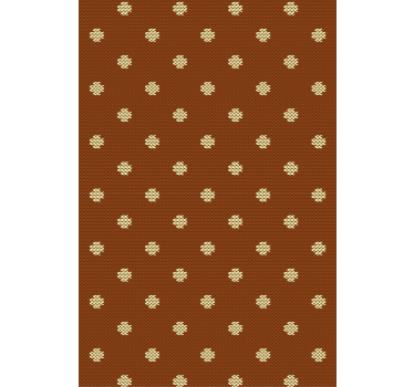 Living room wallpaper polka dot knitted design - TenStickers
