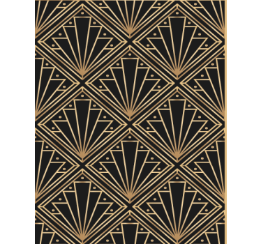Living room wallpaper art deco design - TenStickers