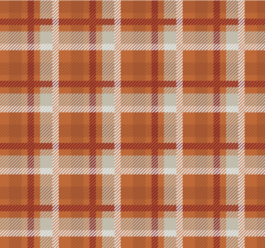 Living room wallpaper in cozy plaid pattern - TenStickers