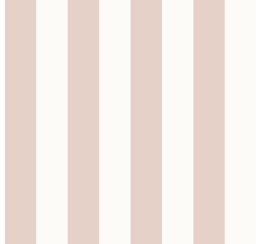 Living room wallpaper pink and white stripes - TenStickers