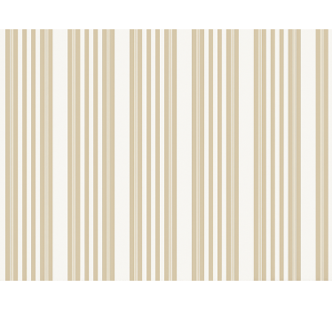 Vega beige striped pattern living room wallpaper - TenStickers