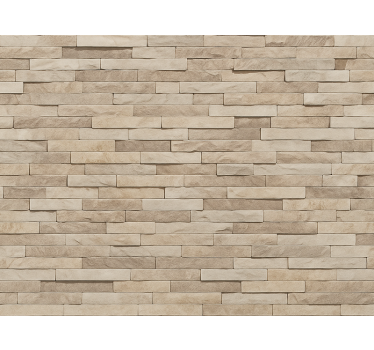 Living room wallpaper textured stone finish - TenStickers