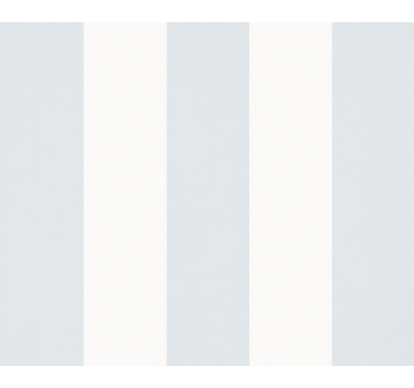 Kids wallpaper baby blue and white stripes - TenStickers