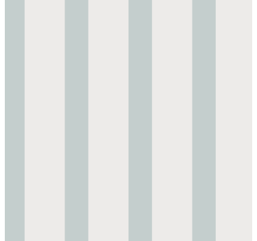 Kids wallpaper baby big blue stripes with white - TenStickers