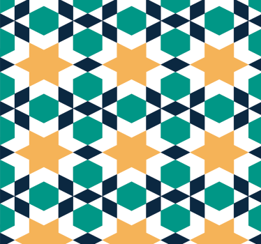 Wallpaper Morrocan Ornaments Star - TenStickers
