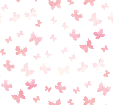 Pink butterflies Bedroom Wallpaper - TenStickers