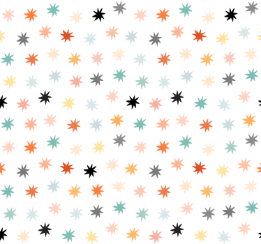 Crowned starry wallpaper - TenStickers