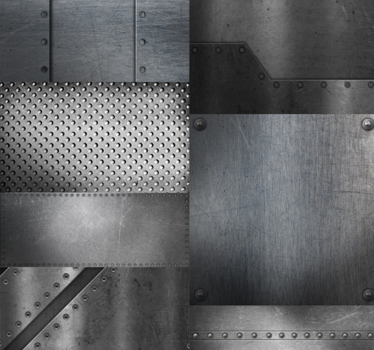 Modern wallpaper - Brass wall - TenStickers