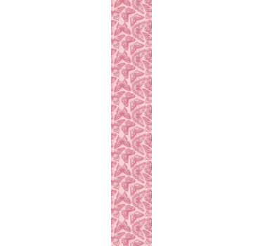 Pink and White Butterfly Bedroom Wallpaper - TenStickers