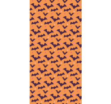 Bats Spooky Wallpaper - TenStickers