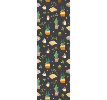Coffee and books Kitchen Vinyl Wallpaper - TenStickers
