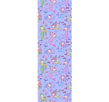 Mermaid Imagery kids wallpaper - TenStickers