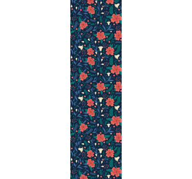 Nordic style artistic flowers Super nature wallpaper - TenStickers