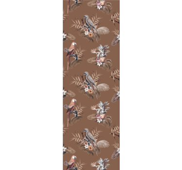 Tropical Bird Motif birds wallpaper - TenStickers