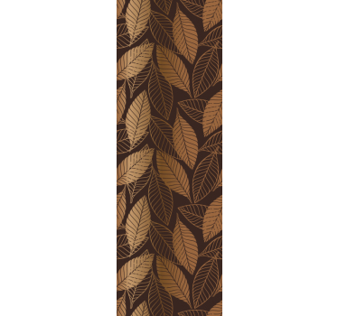 Golden leaves on earth tone Contemporary Wallpaper - TenStickers