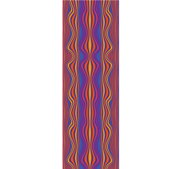 Psychedelic groovy lines =cool abstract wallpaper - TenStickers