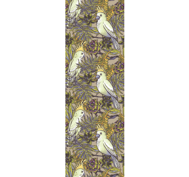 Tropical Bird Patterns animal wallpaper - TenStickers