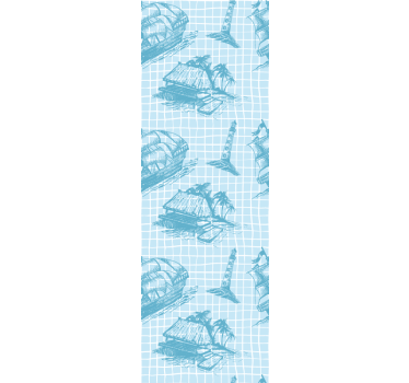Westwind toile pattern design Classic Wallpaper patterns - TenStickers