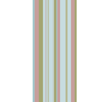 Blue and green 80's stripes Retro Wallpaper - TenStickers