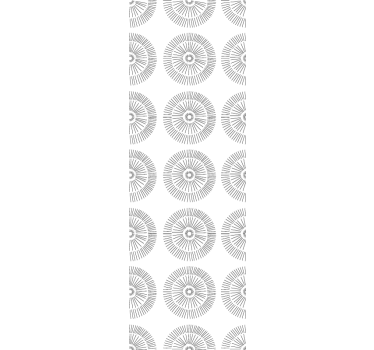 Creative doodle decorative elements contemporary wallpaper - TenStickers