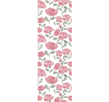 Natural vintage rose pattern vintage wallpaper - TenStickers